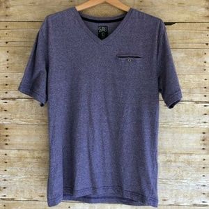 Point zero purple tee size large